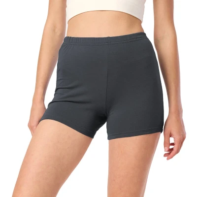 Afbeelding van Merry Style MS MS10 392 LE Dames Leggings Sport Vrijetijdsbroek Hotpants Shorts Boxershorts Kort Katoen Grafiet XS