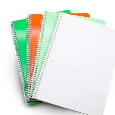 Afbeelding van DOJA Barcelona A5 notitieboek met gladde vellen, 4 stuks, zachte omslag, 80 willekeurige kleuren, tekenboek voor reizen, spiraalbinding, vellen