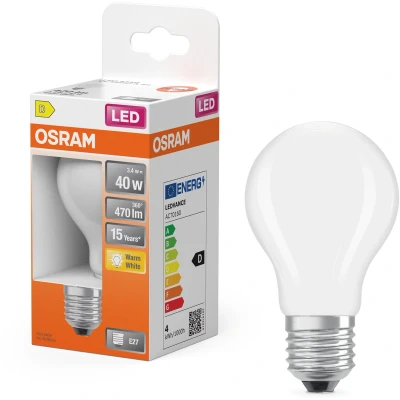 Afbeelding van OSRAM 4099854466335 LED lamp Energielabel D (A G) E27 3.4 W Warmwit (Ø x h) 60.00 mm 1 stuk(s)