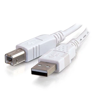 Afbeelding van C2G 2 m USB kabel voor 0 A naar B printer Compatibel met HP, Epson, Brother, Samsung, Cannon en alle andere A/B apparaten