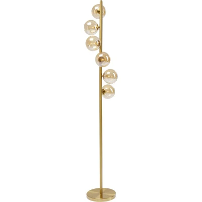 Afbeelding van Kare Scala Balls vloerlamp, 6 lamps, goud