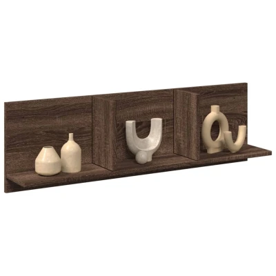 Afbeelding van vidaXL Wandkast 100x16,5x30 cm bewerkt hout bruin eikenkleur