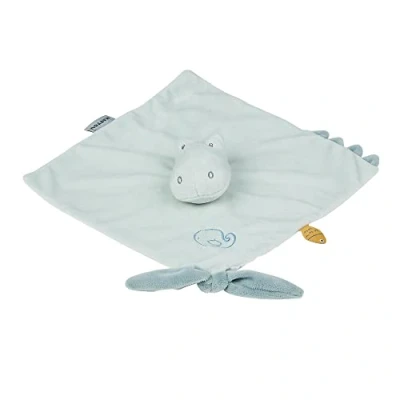 Afbeelding van Nattou Knuffeldoekje Doudou Krokodil Romeo, Jules en Sally 27x27 cm Lichtgroen