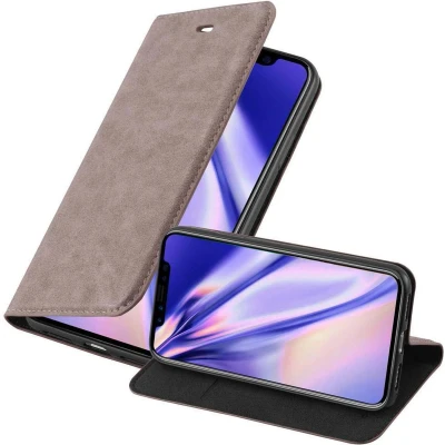 Afbeelding van Cadorabo Hoesje geschikt voor Apple iPhone XS MAX in KOFFIE BRUIN Beschermhoes met magnetische sluiting, standfunctie en kaartvakje Book Case Cover Etui