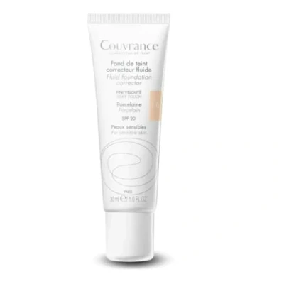 Image de Avène Couvrance Fond de Teint Fluide 1 Porcelaine 30ml