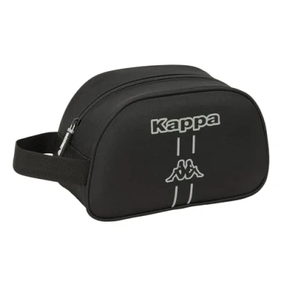 Afbeelding van Reistasje Kappa Dark Zwart 26 x 15 12 cm