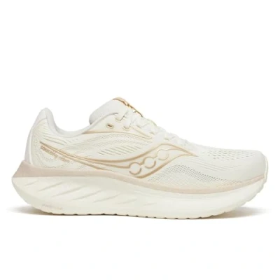 Afbeelding van Saucony RIDE 18 Hardloopschoenen voor op de weg, Dames, Maat: 37.5, Vanilla Textiel/ synthetisch