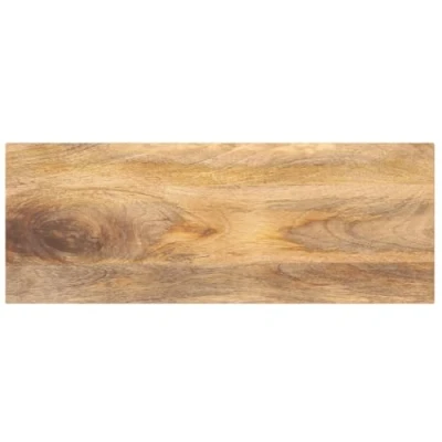 Afbeelding van Tafelblad rechthoekig 80x20x2,5 cm massief mangohout