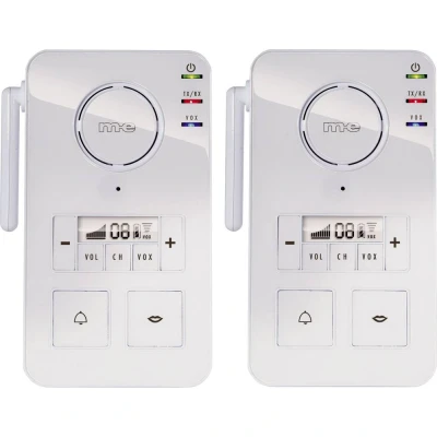 Afbeelding van m e modern electronics FS 2.1 Complete set voor Intercom Radiografisch 446 MHz 2000 Wit