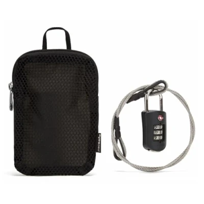 Afbeelding van PacSafe Prosafe 1000 TSA Cijferslot Met Kabel Zwart Overige Accessoires