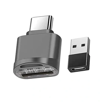 Afbeelding van Micro SD kaartlezer, type C kaartlezer met USB adapter, OTG naar SDXC SDHC, geschikt voor Samsung, MacBook, smartphones, tablets
