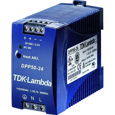 Afbeelding van TDK Lambda DPP50 24 DIN rail netvoeding V/DC 2.1 A 50 W Aantal uitgangen: 1 x Inhoud: stuk(s)