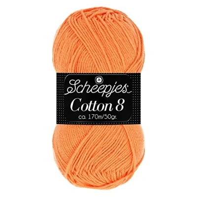 Afbeelding van Scheepjes Cotton 8 kleur 639 Oranje (op=op)