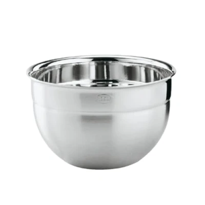 Afbeelding van RÖSLE Hoge slakom, slakom van roestvrij staal 18/10 met schenkrand, voor het bereiden en bewaren levensmiddelen, vaatwasmachinebestendig, 8 cm