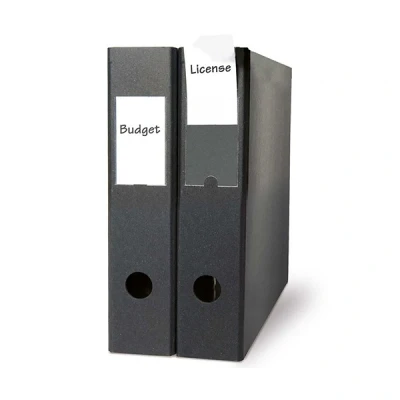 Image de 3l Porte Etiquette Adhesive Pp 35x75 Blister De 12