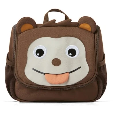 Afbeelding van Affenzahn toilettas Marty de aap Bruin