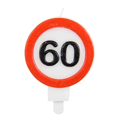 Afbeelding van Folat Candles Verkeersbord 60