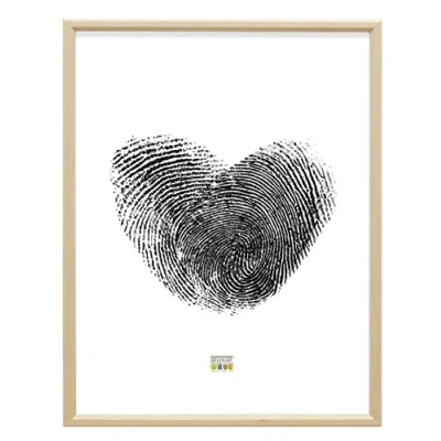 Afbeelding van Deknudt Frames Fotolijst Naturel hout S236H1 Voor foto: 30x40 cm