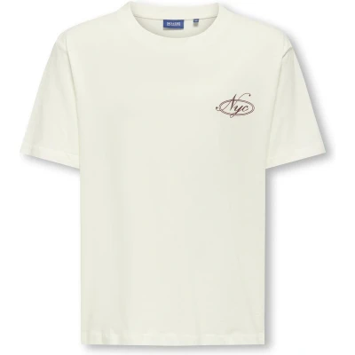 Afbeelding van ONLY &amp; SONS Junior Tshirt Vista Wit 146152