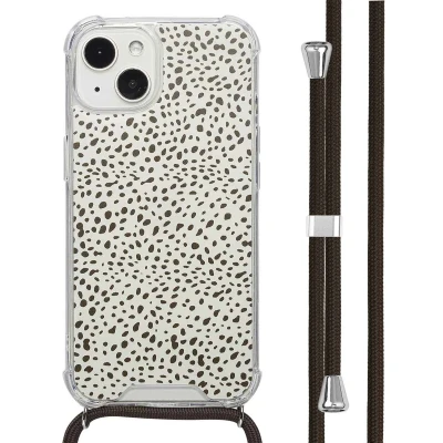Afbeelding van imoshion Design hoesje met koord voor de Apple iPhone 13 Desert Dots