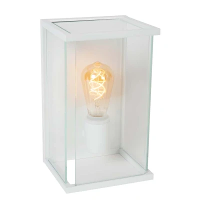 Afbeelding van Lucide CLAIRE Wandlamp Binnen/Buiten 1xE27 IP54 Wit