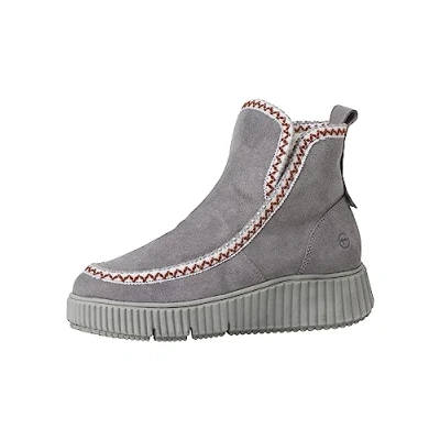 Afbeelding van Tamaris Korte laarzen, Dames, Maat: 38, Grey Leer