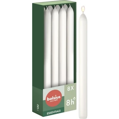 Afbeelding van Bolsius Dinerkaarsen Cloudy white 230/20