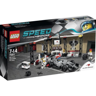 Afbeelding van LEGO Speed Champions McLaren Mercedes Pit Stop 75911