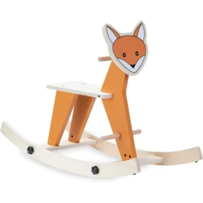 Afbeelding van Hauck Rock N Swing hobbelpaard baby van hout FSC® gecertificeerd Fox