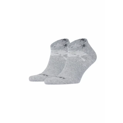 Afbeelding van Burlington Everyday sneakersokken grijs 2 pack 4046