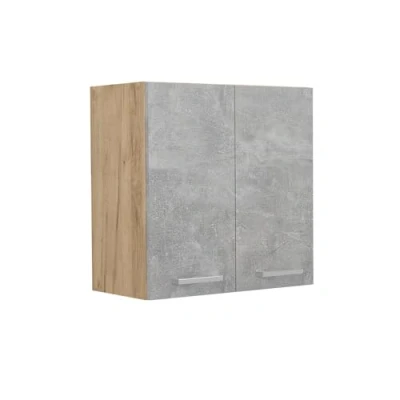 Afbeelding van Vicco Hangkast R Line, Beton/Krachtige eik goud, 60 cm