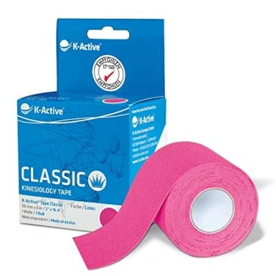 Afbeelding van Kinesio Cure Tape 2 rollen roze