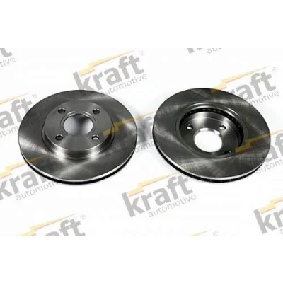 Afbeelding van KRAFT Remschijf 260, 260,0mm 24,0mm 4 Geventileerd 6042120 4056029,4070865,5026784 Remschijven