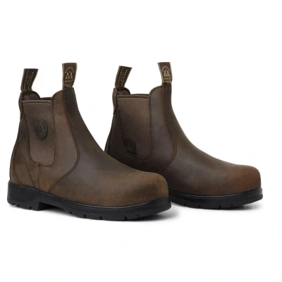 Image de Mountain Horse Bottes Protectives/de Securité Jodhpur XTR Lite Marron EU 36