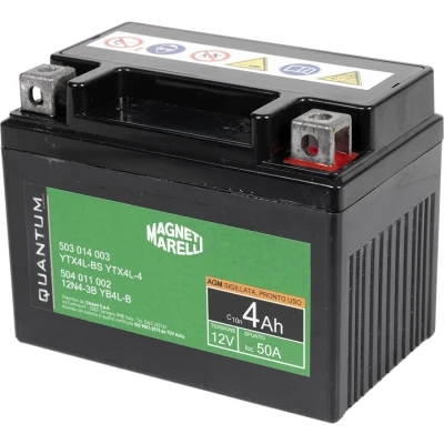 Afbeelding van QUANTUM ENERGY Magneti Marelli 3622 Accu 12V 4Ah 50A