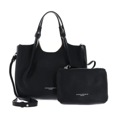 Afbeelding van GIANNI CHIARINI Handtas Schoudertas Handbag Nero Nature Zwart