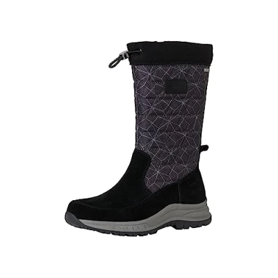 Afbeelding van Tamaris Comfort Snowboots, Dames, Maat: 37, Black Leer en textiel