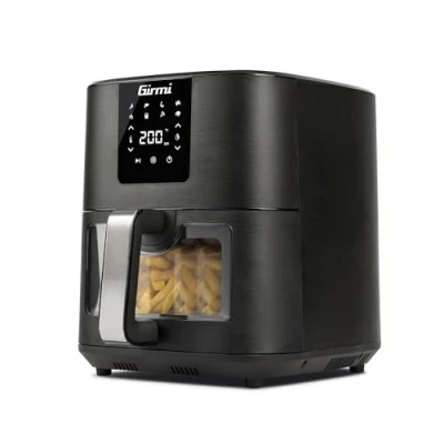 Afbeelding van Girmi FG79 &quot;Ecofrit 9L&quot; luchtfriteuse, 1700 W, 9 liter XXL, 8 programma&#039;s, digitaal display, BPA/PFOA Safe, binnenlicht, timer, inclusief receptenboek