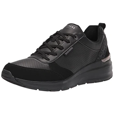 Afbeelding van Skechers Billion Subtle Spots 155616 BBK, Vrouwen, Zwart, Sneakers, maat: 38,5
