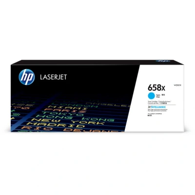 Image de Toner cyan LaserJet HP 658X authentique grande capacité