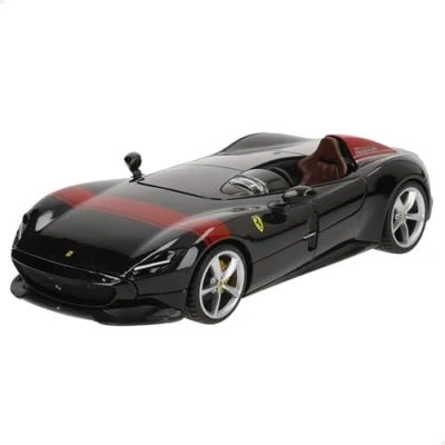 Afbeelding van Bburago Ferrari R&amp;P Monza SP1, schwarz/rot 1:20 Auto