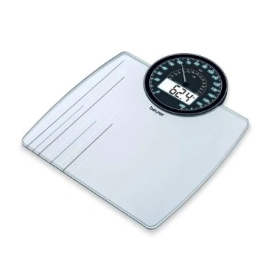 Afbeelding van Beurer GS 58 Digitale personenweegschaal Weegbereik (max.): 180 kg Wit, Zwart