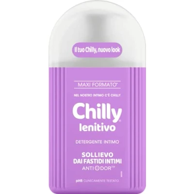 Afbeelding van Chilly, Kalmerende intieme reiniger, verlichting van kleine overlast, met anti geur, voor hygiëne, verrijkt bisabolol dermokalmerende eigenschappen, pH 5, klinisch getest 300