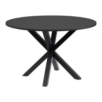 Afbeelding van Kave Home Full Argo Eettafel Ø 120 cm Zwart