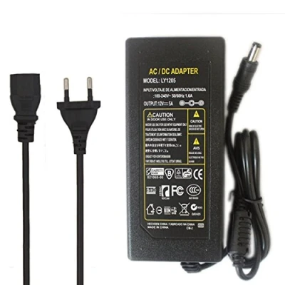 Afbeelding van JOYLIT voeding Driver 12V 5A 60W EU transformator voor LED strips