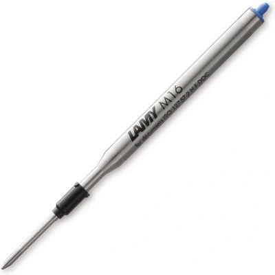 Afbeelding van Lamy, Vervangende cartridge, Biros navulling M16, document proof, lijndikte B 0.8 mm of M 0.6 mm, bl... (inktcartridges, Blauw, 0.80 mm)