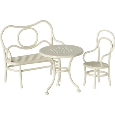 Afbeelding van Maileg Café Set, Muis, Klein Gebroken Wit