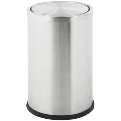 Afbeelding van Papierbak 10 ltr mat rvs swin