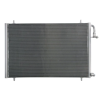 Afbeelding van BOSCH 1 986 AD2 095 Condensor Airco Met stikstofvulling Zonder droger, montagehandleiding, afdichtring 14,3mm 8,6mm 590mm R1234yf, R134a