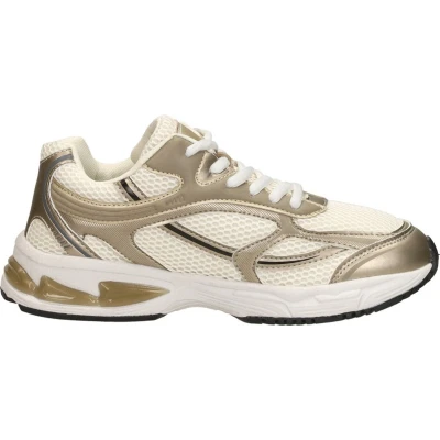 Afbeelding van SUB55 LAAG Sneakers laag, Dames, Maat: 39, Goudkleur Kunststof/ textiel